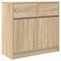 Aparador con cajón roble Sonoma 80x34x76 cm madera ingeniería de , Aparadores - Ref: Foro24-861537, Precio: 84,23 €, Descuent...