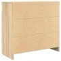 Aparador con cajón roble Sonoma 80x34x76 cm madera ingeniería de , Aparadores - Ref: Foro24-861537, Precio: 84,23 €, Descuent...