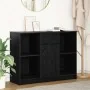 Sideboard mit schwarzer Eiche-Schublade 101x35x76 cm Ingenieurholz von , Sideboards - Ref: Foro24-861563, Preis: 94,34 €, Rab...