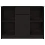 Aparador con cajón roble negro 101x35x76 cm madera ingeniería de , Aparadores - Ref: Foro24-861563, Precio: 94,34 €, Descuent...