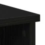 Aparador con cajón roble negro 101x35x76 cm madera ingeniería de , Aparadores - Ref: Foro24-861563, Precio: 94,34 €, Descuent...