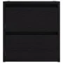 Mesillas de noche de pared 2 uds roble negro 38x34x40 cm de , Mesitas de noche - Ref: Foro24-861250, Precio: 87,80 €, Descuen...