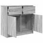 Aparador con cajón gris Sonoma 80x34x76 cm madera de ingeniería de , Aparadores - Ref: Foro24-861540, Precio: 86,62 €, Descue...