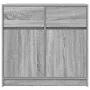Aparador con cajón gris Sonoma 80x34x76 cm madera de ingeniería de , Aparadores - Ref: Foro24-861540, Precio: 86,62 €, Descue...