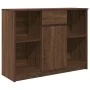 Aparador con cajón roble marrón 101x35x76 cm madera ingeniería von , Sideboards - Ref: Foro24-861568, Preis: 91,33 €, Rabatt: %