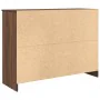 Aparador con cajón roble marrón 101x35x76 cm madera ingeniería von , Sideboards - Ref: Foro24-861568, Preis: 91,33 €, Rabatt: %