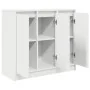 Aparador de madera de ingeniería blanco 85x34x76 cm de , Aparadores - Ref: Foro24-861625, Precio: 93,92 €, Descuento: %