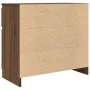 Aparador con cajón roble marrón 71x35x65 cm madera ingeniería de , Aparadores - Ref: Foro24-861604, Precio: 75,85 €, Descuent...