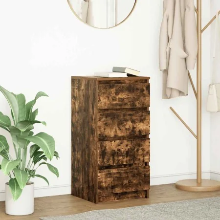 Aparador roble ahumado 37,5x35x76 cm madera de ingeniería de , Aparadores - Ref: Foro24-861755, Precio: 72,98 €, Descuento: %