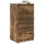 Aparador roble ahumado 37,5x35x76 cm madera de ingeniería de , Aparadores - Ref: Foro24-861755, Precio: 72,98 €, Descuento: %