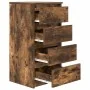 Aparador roble ahumado 37,5x35x76 cm madera de ingeniería de , Aparadores - Ref: Foro24-861755, Precio: 72,98 €, Descuento: %