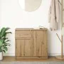 Aparador con cajón roble artesanal 71x35x65cm madera ingeniería de , Aparadores - Ref: Foro24-861606, Precio: 74,39 €, Descue...