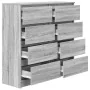 Aparador Sonoma gris 100x35x99 cm madera de ingeniería de , Aparadores - Ref: Foro24-3328494, Precio: 160,59 €, Descuento: %