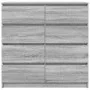 Aparador Sonoma gris 100x35x99 cm madera de ingeniería de , Aparadores - Ref: Foro24-3328494, Precio: 160,59 €, Descuento: %