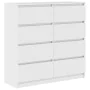 Aparador blanco 100x35x99 cm madera de ingeniería de , Aparadores - Ref: Foro24-3328489, Precio: 156,62 €, Descuento: %