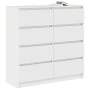 Aparador blanco 100x35x99 cm madera de ingeniería de , Aparadores - Ref: Foro24-3328489, Precio: 156,62 €, Descuento: %