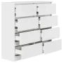 Aparador blanco 100x35x99 cm madera de ingeniería de , Aparadores - Ref: Foro24-3328489, Precio: 156,62 €, Descuento: %