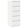 Aparador con cajones blanco 37,5x35x99 cm madera de ingeniería de , Aparadores - Ref: Foro24-861760, Precio: 95,72 €, Descuen...