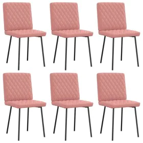 Esstischstühle, 6 Stück, Kunstleder, rosa. von , Essstühle - Ref: Foro24-3315490, Preis: 251,28 €, Rabatt: %