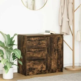 Aparador con cajón roble ahumado 71x35x65 cm madera ingeniería de , Aparadores - Ref: Foro24-861575, Precio: 80,91 €, Descuen...