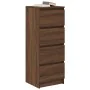 Aparador roble marrón 37,5x35x99 cm madera de ingeniería de , Aparadores - Ref: Foro24-861703, Precio: 79,76 €, Descuento: %