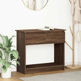 Mesa consola con cajones roble marrón 85,5x38,5x74,5 cm de , Mesas auxiliares - Ref: Foro24-861397, Precio: 78,99 €, Descuent...