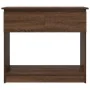 Mesa consola con cajones roble marrón 85,5x38,5x74,5 cm de , Mesas auxiliares - Ref: Foro24-861397, Precio: 78,99 €, Descuent...