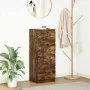 Aparador roble ahumado 37,5x35x99 cm madera de ingeniería de , Aparadores - Ref: Foro24-861701, Precio: 76,40 €, Descuento: %