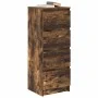Aparador roble ahumado 37,5x35x99 cm madera de ingeniería de , Aparadores - Ref: Foro24-861701, Precio: 76,40 €, Descuento: %