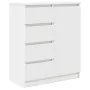 Aparador con cajones blanco 71x35x84 cm madera de ingeniería de , Aparadores - Ref: Foro24-861580, Precio: 100,83 €, Descuent...