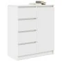 Aparador con cajones blanco 71x35x84 cm madera de ingeniería de , Aparadores - Ref: Foro24-861580, Precio: 100,83 €, Descuent...