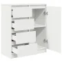 Aparador con cajones blanco 71x35x84 cm madera de ingeniería de , Aparadores - Ref: Foro24-861580, Precio: 100,83 €, Descuent...