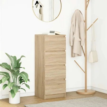 Aparador roble Sonoma 37,5x35x76 cm madera ingeniería de , Aparadores - Ref: Foro24-861699, Precio: 77,37 €, Descuento: %
