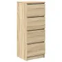 Aparador roble Sonoma 37,5x35x76 cm madera ingeniería de , Aparadores - Ref: Foro24-861699, Precio: 77,37 €, Descuento: %