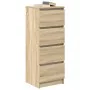 Aparador roble Sonoma 37,5x35x76 cm madera ingeniería de , Aparadores - Ref: Foro24-861699, Precio: 77,37 €, Descuento: %
