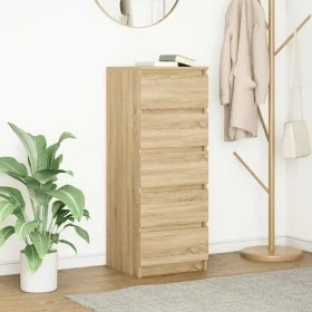 Aparador con cajones roble Sonoma 37,5x35x99 cm de , Aparadores - Ref: Foro24-861762, Precio: 89,47 €, Descuento: %