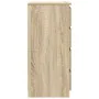 Aparador con cajones roble Sonoma 37,5x35x99 cm de , Aparadores - Ref: Foro24-861762, Precio: 89,47 €, Descuento: %