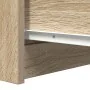 Aparador con cajones roble Sonoma 37,5x35x99 cm de , Aparadores - Ref: Foro24-861762, Precio: 89,47 €, Descuento: %