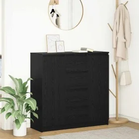 Aparador con cajones roble negro 100,5x35x98,5 cm by , Sideboards - Ref: Foro24-3328454, Price: 165,98 €, Discount: %
