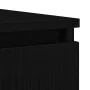 Aparador con cajones roble negro 100,5x35x98,5 cm de , Aparadores - Ref: Foro24-3328454, Precio: 165,98 €, Descuento: %