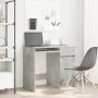 Escritorio gris hormigón 86x49x76 cm madera de ingeniería de , Escritorios - Ref: Foro24-861826, Precio: 97,10 €, Descuento: %