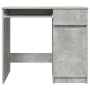 Escritorio gris hormigón 86x49x76 cm madera de ingeniería de , Escritorios - Ref: Foro24-861826, Precio: 97,10 €, Descuento: %