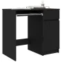 Escritorio roble negro 86x49x76 cm madera de ingeniería de , Escritorios - Ref: Foro24-861824, Precio: 102,54 €, Descuento: %