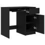 Escritorio roble negro 86x49x76 cm madera de ingeniería de , Escritorios - Ref: Foro24-861824, Precio: 102,54 €, Descuento: %