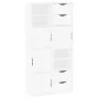 Armarios auxiliares 4 uds "ODDA" blanco 40x24x79 cm de , Aparadores - Ref: Foro24-3365349, Precio: 226,89 €, Descuento: %