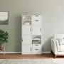 Armarios auxiliares 4 uds "ODDA" blanco 40x24x79 cm de , Aparadores - Ref: Foro24-3365349, Precio: 226,89 €, Descuento: %