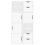 Armarios auxiliares 4 uds "ODDA" blanco 40x24x79 cm de , Aparadores - Ref: Foro24-3365349, Precio: 226,89 €, Descuento: %