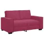 Sofá de 2 plazas de terciopelo rojo tinto 120 cm de , Sofás - Ref: Foro24-4105014, Precio: 204,85 €, Descuento: %