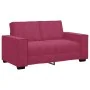 Two-seater velvet sofa in burgundy red, 120 cm by , Sofas - Ref: Foro24-4105014, Price: 204,85 €, Discount: %