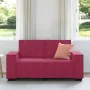 Sofá de 2 plazas de terciopelo rojo tinto 120 cm de , Sofás - Ref: Foro24-4105014, Precio: 204,85 €, Descuento: %